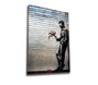 Wallity WY17 Banksy Lienzo Decorativo enmarcado 50 x 70 cm